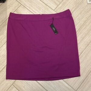 Lane Bryant Ponte Knot Stretch Pencil Skirt Plus Size heart 💜